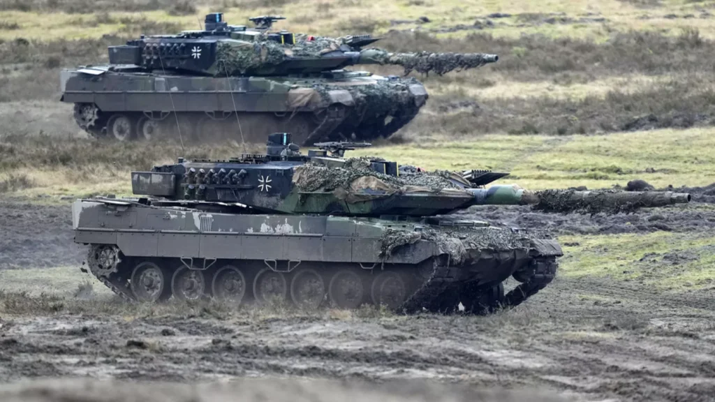 Kehadirannya Kendaraan Tempur Tank Leopard di Rusia
